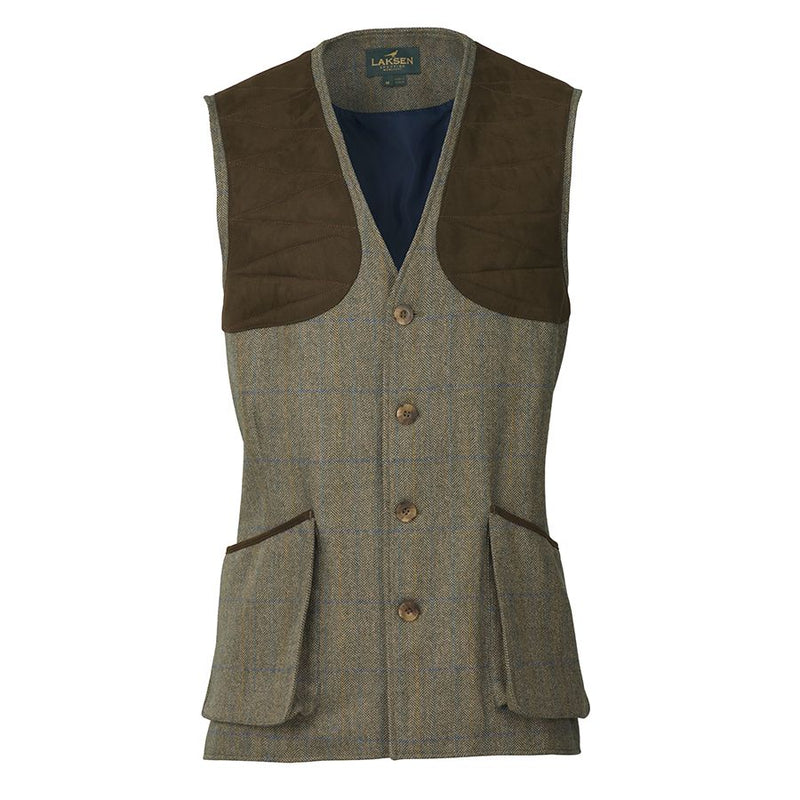 Laksen Men's Laird Tweed Leith Shooting Vest