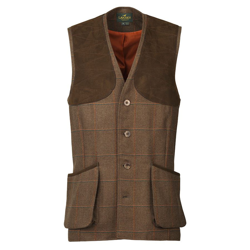 Laksen Men's Crannog Tweed Leith Shooting Vest