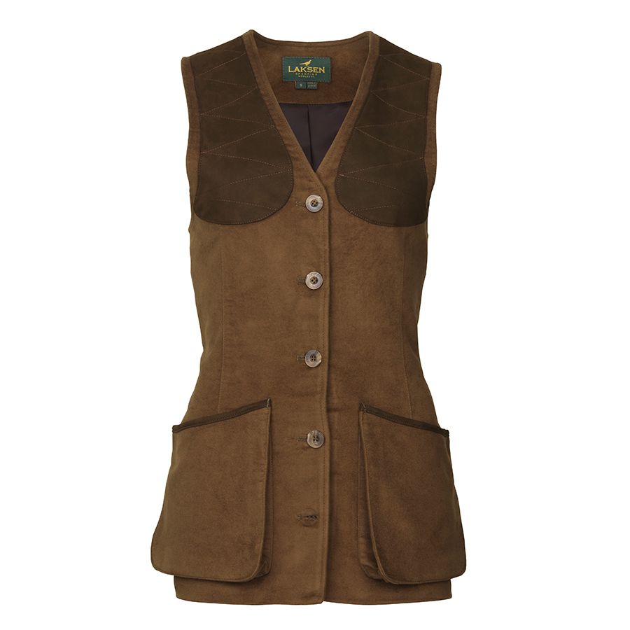 Laksen Lady Moleskin Belgravia Beauly Shooting Vest Arden Hunters Guild