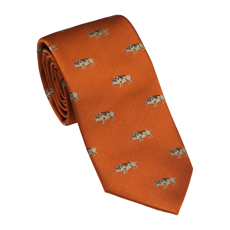 Laksen Wild Boar Motif Ties