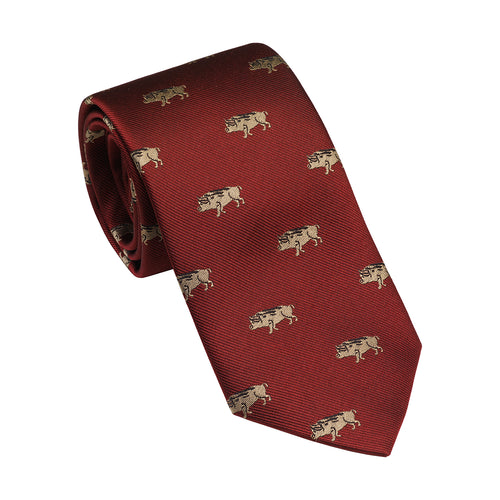 Laksen Wild Boar Motif Ties