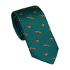 Laksen Tie Flying and Standing Pheasant Motif