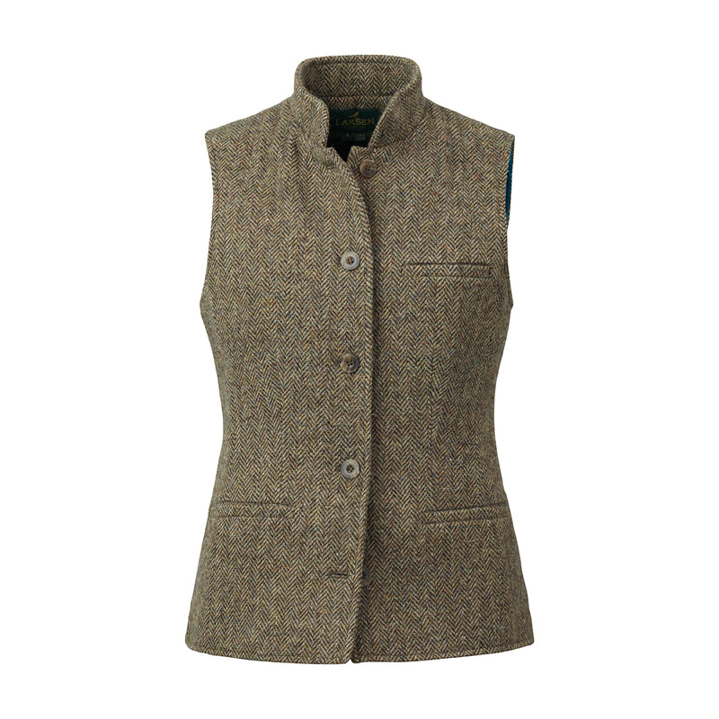 Laksen Lady's Herringbone Hopnell Tweed Fife Vest