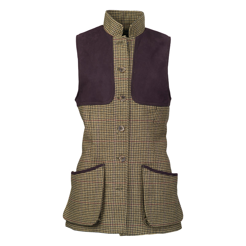 Laksen Ladies Lily Tweed Pernith Tweed Shooting Vest