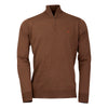 Laksen Men's Norfolk Quarter Zip Italian Merino Wool Sweater