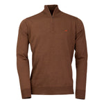 Laksen Men's Norfolk Quarter Zip Italian Merino Wool Sweater