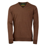 Laksen Men's Sussex V-Neck Merino Sweater