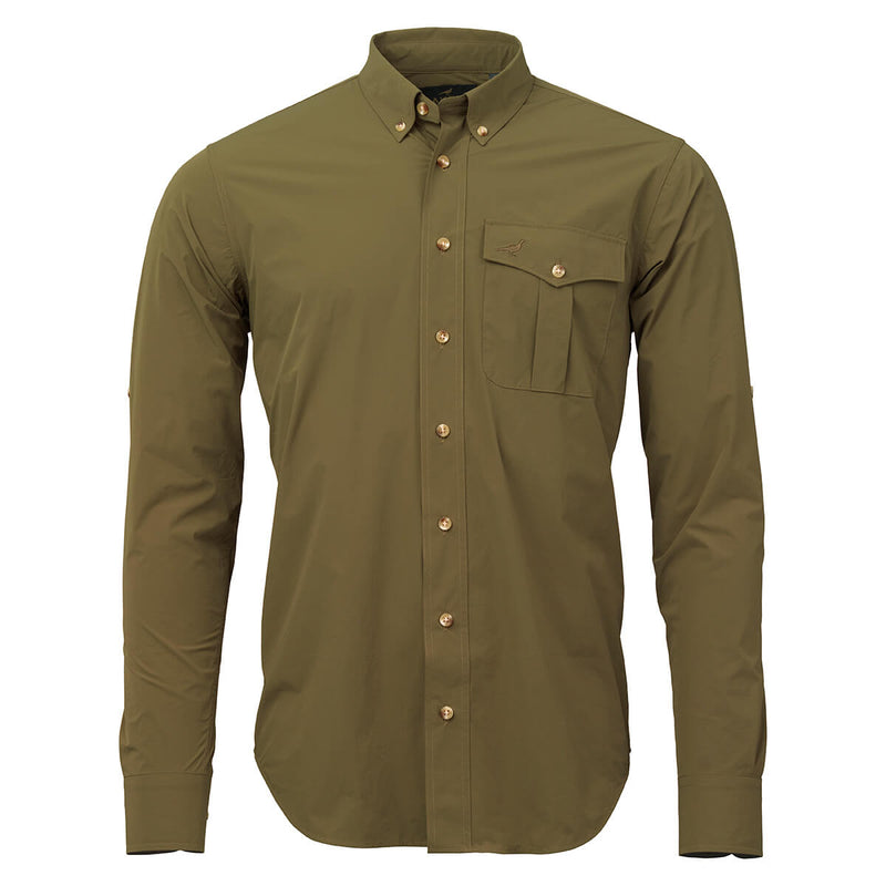 Laksen Men's Kinshasa Tech Shirt – Olive Green