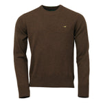 Laksen Men's Hoy O-Neck 95% Lambswool / 5% Cashmere Sweater