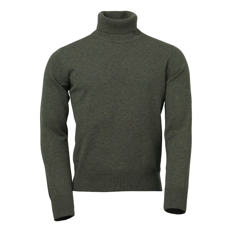 Laksen Men's Tool Rollneck 95% Lambswool / 5% Cashmere Sweater