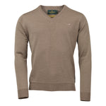 Laksen Men's Sussex V-Neck Merino Sweater