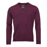 Laksen Men's Sussex V-Neck Merino Sweater