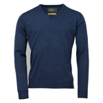 Laksen Men's Sussex V-Neck Merino Sweater