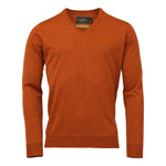 Laksen Men's Sussex V-Neck Merino Sweater