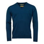 Laksen Men's Sussex V-Neck Merino Sweater