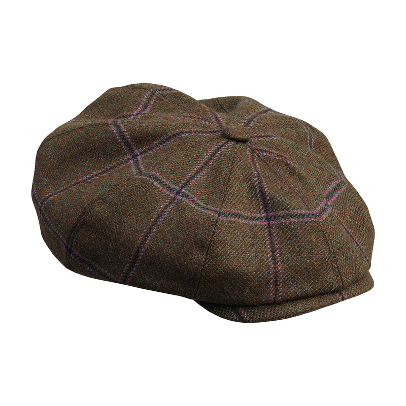 Laksen Lady's Pippa Tweed Bakerboy Cap