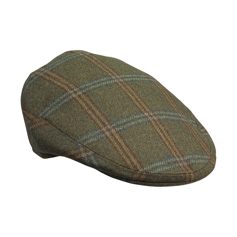 Laksen Men's Chester Tweed Drivers Flat Cap