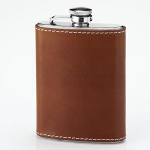 Laksen Leather Pocket Flask