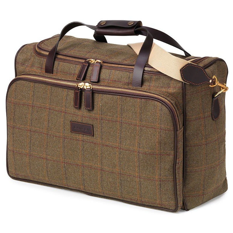 Laksen Men's Woolston Tweed Weekender Bag