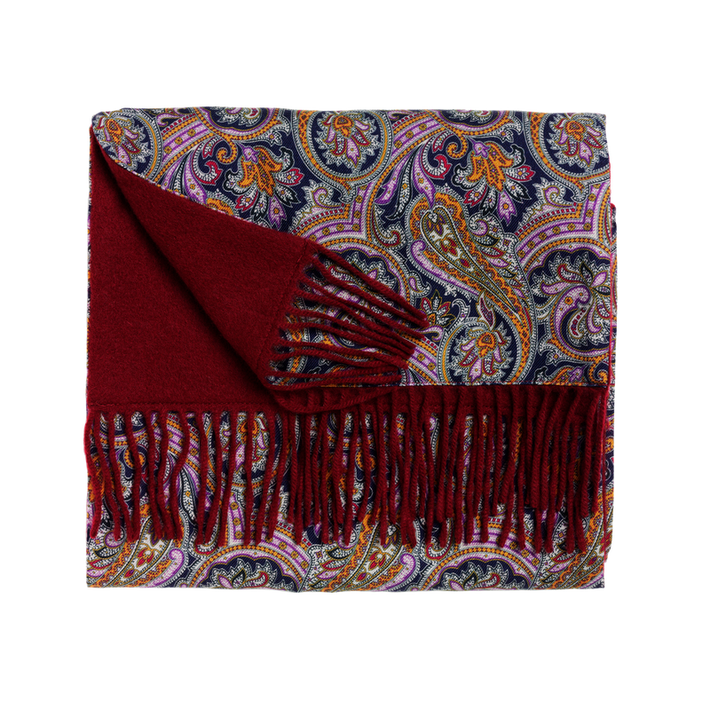 Laksen Lady's Printed Silk/Wool Scarves