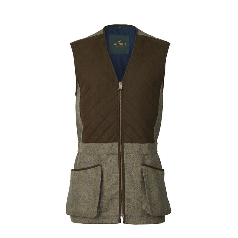 Laksen Men's Laird Tweed Glenogil Zip Shooting Vest