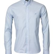 Laksen Men's Eton 100% Oxford Cotton Stripe Shirt - Contemporary