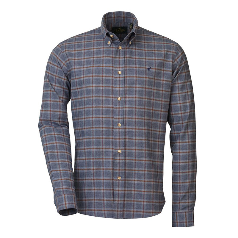 Laksen Men's Helmsley Superfine 80% Cotton 20% Wool Shirt