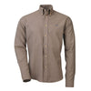 Laksen Men's 100% Soft Brushed Cotton Shirt Button-Down Collar