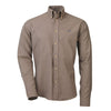Laksen Men's 100% Soft Brushed Cotton Shirt Button-Down Collar