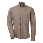 Laksen Men's 100% Soft Brushed Cotton Shirt Button-Down Collar