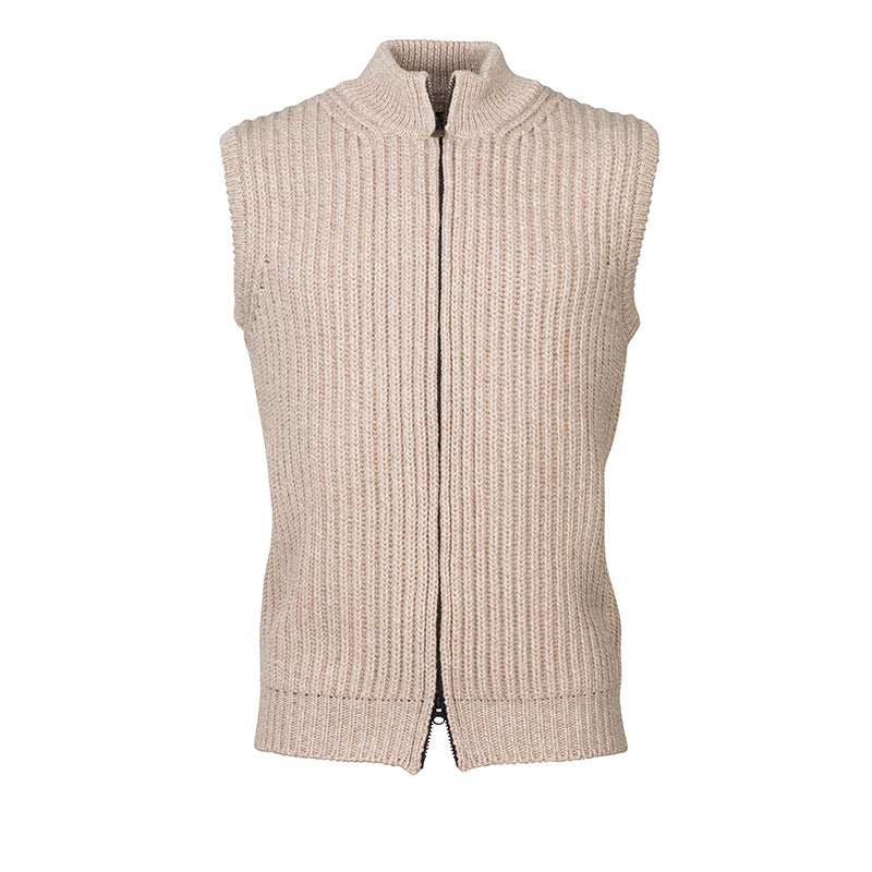 Laksen Men's Dunbar Bodywarmer Lambswool Knitwear Vest