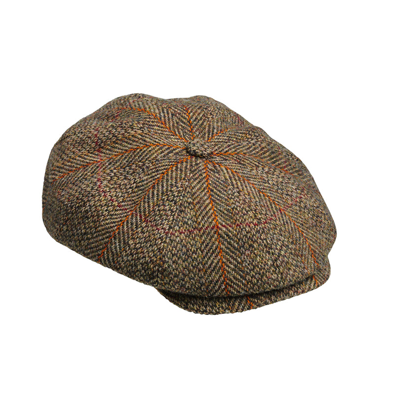 Laksen Orkney Tweed Bakerboy Cap